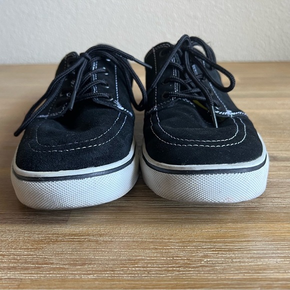 Maui and Sons Sneakers Mens Size 10 Black Suede Leather Low Top Skate Shoes - Picture 7 of 11